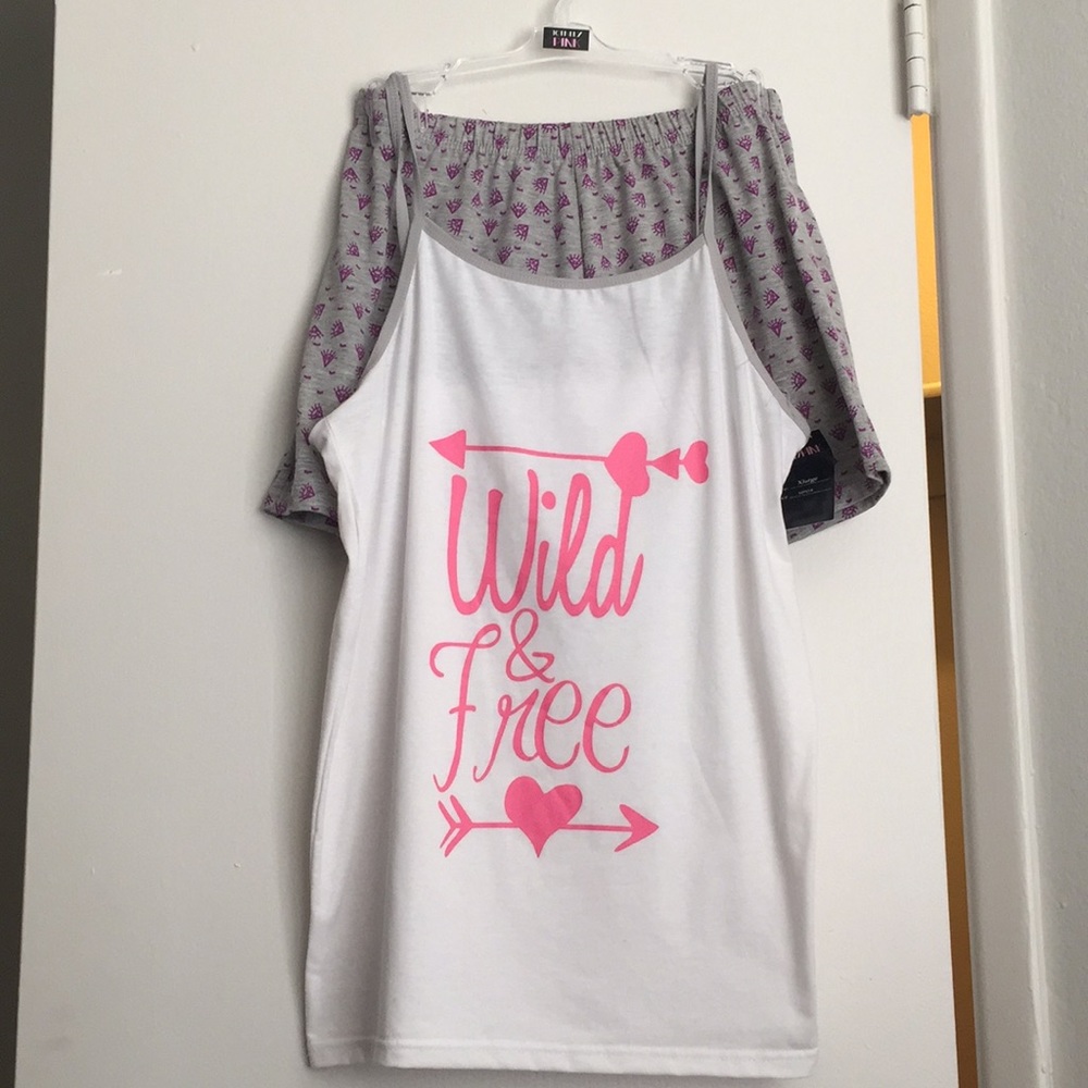 Two piece pajama PJ set